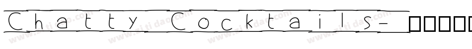 Chatty Cocktails字体转换